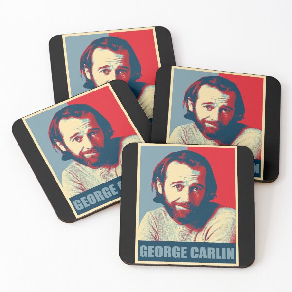 Item preview, Retro George Carlin Pop Art Portrait 1 designed and sold by IngolfMatzen.
