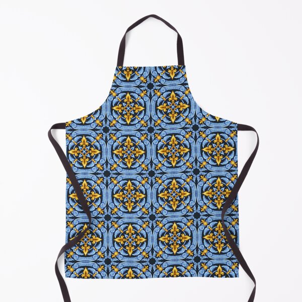 Item preview, Blue ad Yellow Moroccan Art Tiled Pattern - Moroccan Decor designed and sold by AppareIIndustry.