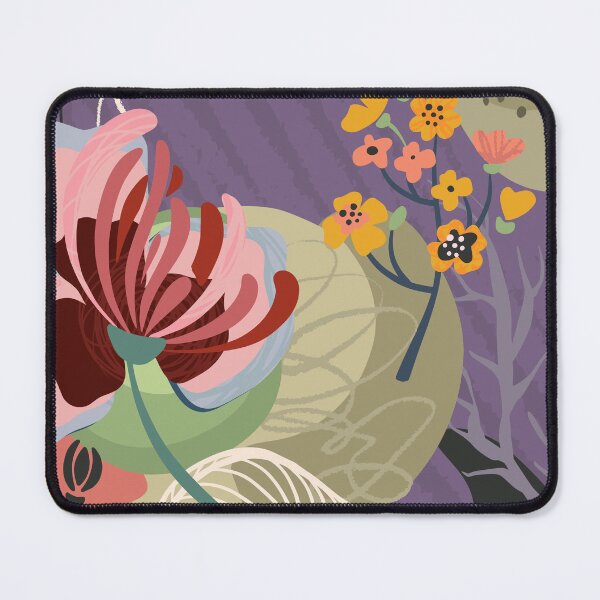 Item preview, Abstract Colourful Flowers 21 designed and sold by simplydesignart.