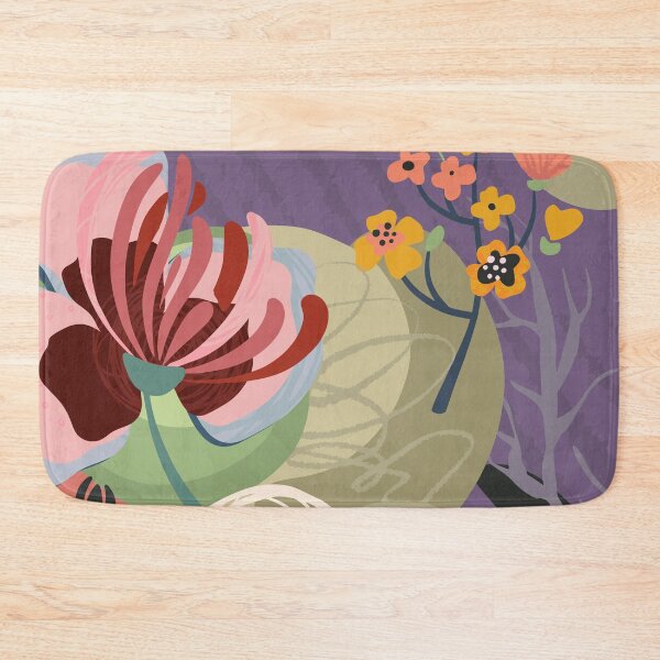 Item preview, Abstract Colourful Flowers 21 designed and sold by simplydesignart.