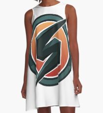 Metroid Prime Logo Vector A-Line Dress