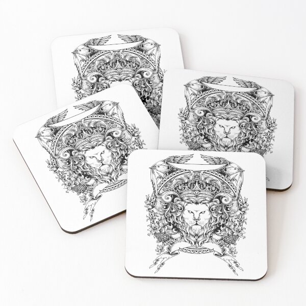 Item preview, lion crest designed and sold by Tia-Ako.