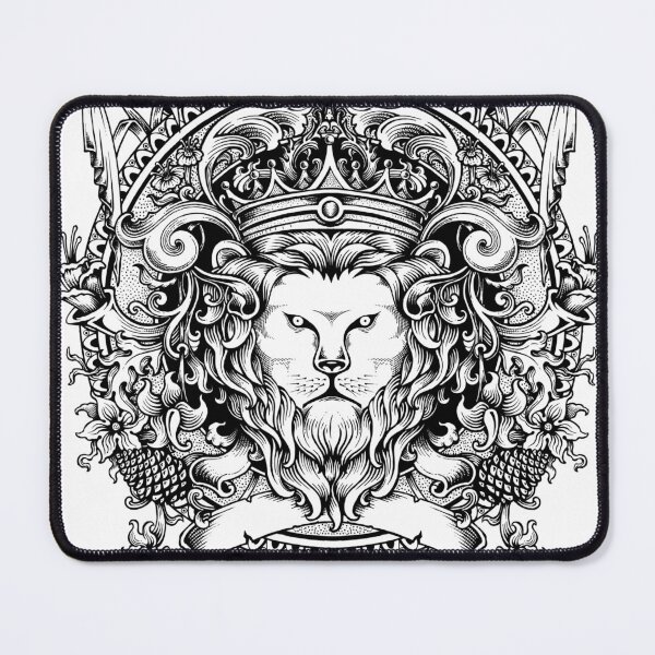 Item preview, lion crest designed and sold by Tia-Ako.