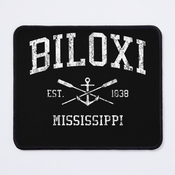Item preview, Biloxi MS Vintage Crossed Oars Boat Anchor Sports designed and sold by maximjki.