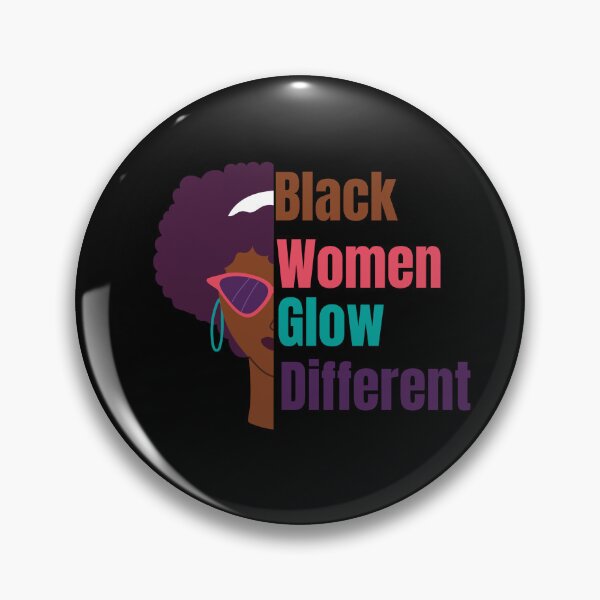 Item preview, Black Women Glow Different designed and sold by Nesro34.