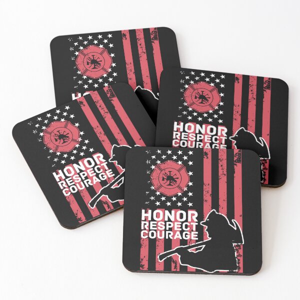 Item preview, Honor Respect Courage Firefighter designed and sold by Isidroward.