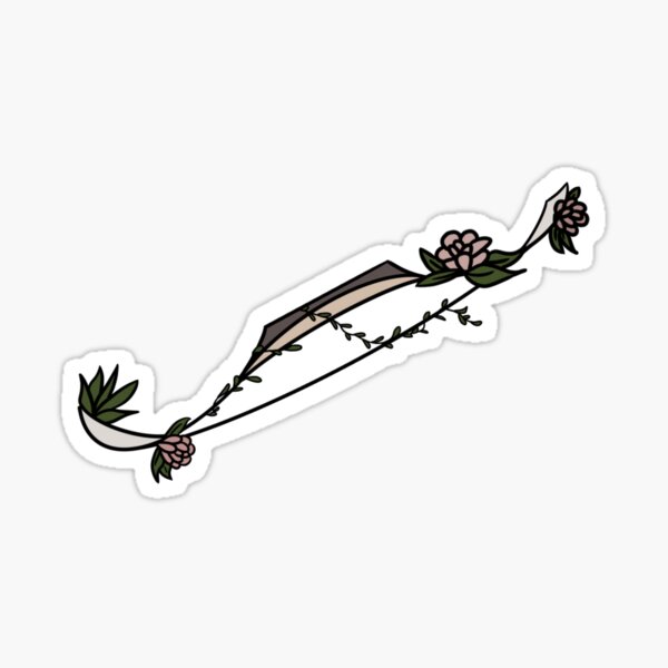 Item preview, Nature Archery Bow with Flowers designed and sold by Jade1411.