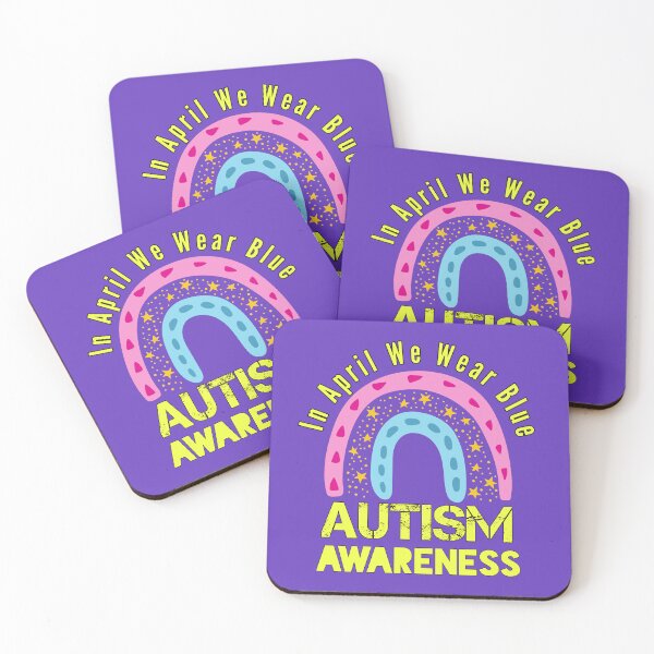 Item preview, In April We Wear Blue For Autism Awareness designed and sold by Design-Maniya.