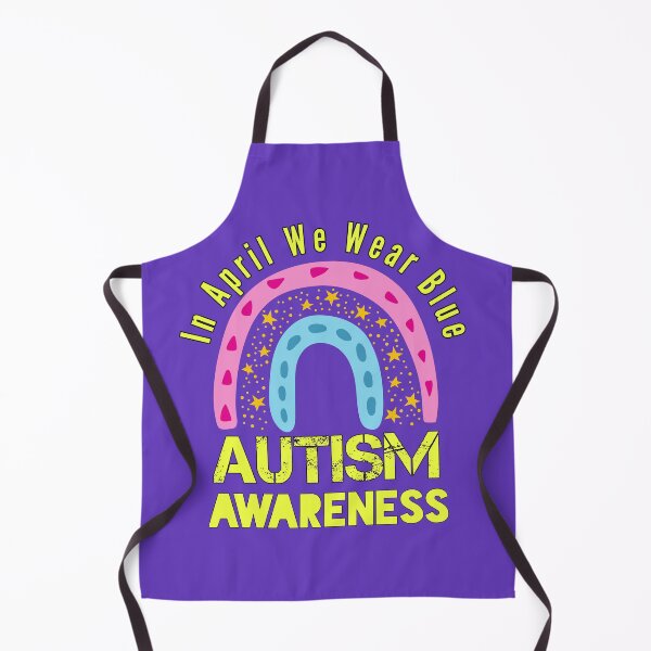 Item preview, In April We Wear Blue For Autism Awareness designed and sold by Design-Maniya.