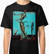 Salvador Dali Burning Giraffe Surreal Famous Painters Classic T-Shirt