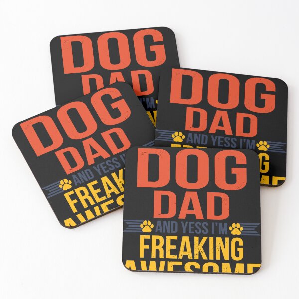 Item preview, Awesome Dog Dad Quote Fathers Day Funny Dog Lover Saying designed and sold by RJ-Art.