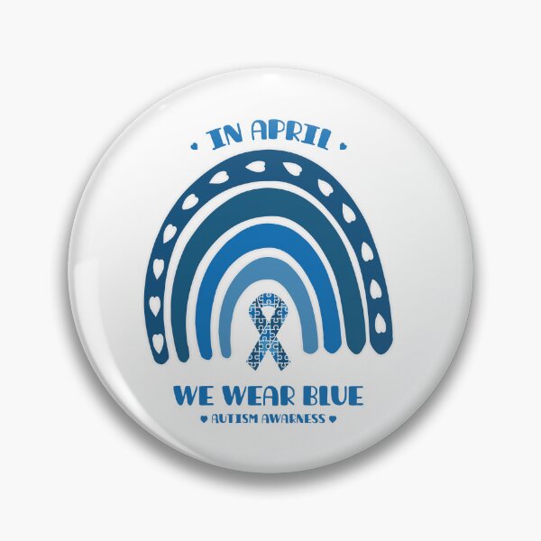 Item preview, In April We Wear Blue Autism Awarness designed and sold by TrashLIT.