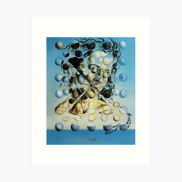 Aperçu de l'œuvre Salvadore Dali Atomic Galatea Peintres célèbres surréalistes créée et vendue par tanabe.