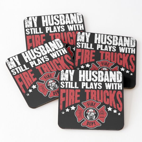 Item preview, Firefighter wife My husband still plays with fire trucks designed and sold by Isidroward.