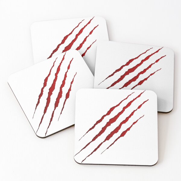 Item preview, Red Scratches Scars of Dinosaur designed and sold by Premium-Cart.