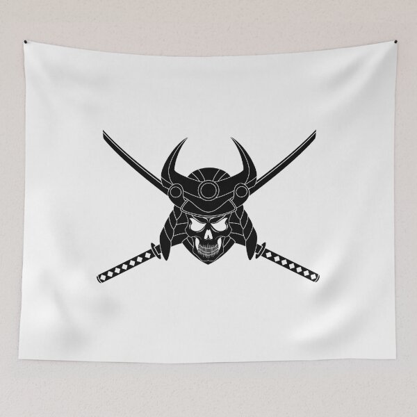 Item preview, Skull and Samurai designed and sold by lerdoberdo.