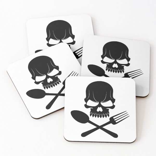 Item preview, Skull and Utensils designed and sold by lerdoberdo.