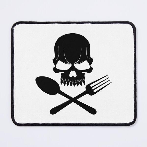 Item preview, Skull and Utensils designed and sold by lerdoberdo.
