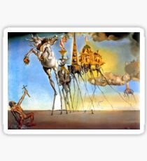Salvador Dali Temptation of St. Anthony Surrealism Famous Painters Sticker