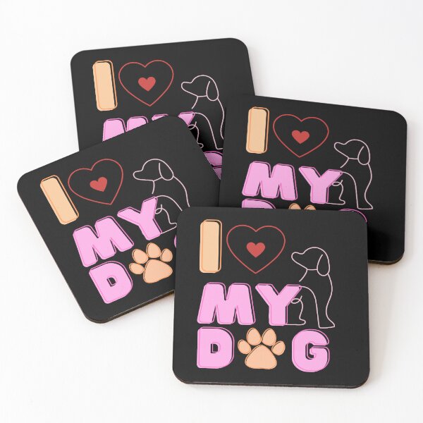 Item preview,  I Love My Dog T-Shirt designed and sold by MaypanaShop.