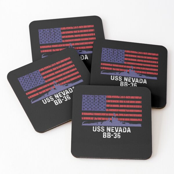 Item preview, USS Nevada BB36 Battleship Vintage American Flag designed and sold by maximjki.