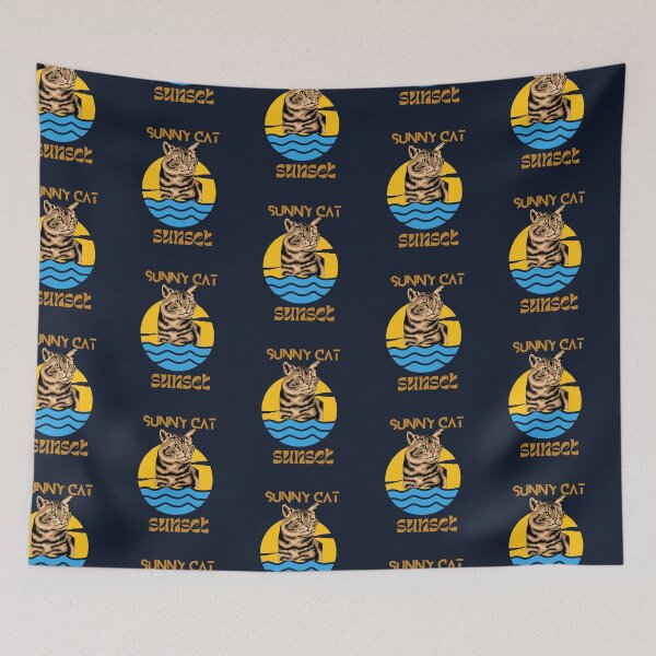 Item preview, Sunny Cat Sunset - Cute designed and sold by SBWorld.