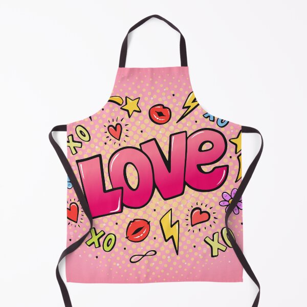 Item preview, Love Pop Art Pink Sticker designed and sold by StassyDraws.