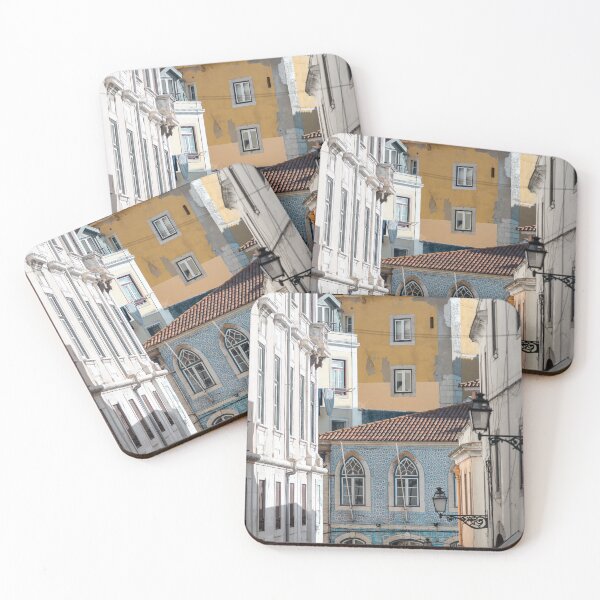 Item preview, Colourful House Walls Lisbon Portugal designed and sold by PhotosByVille.