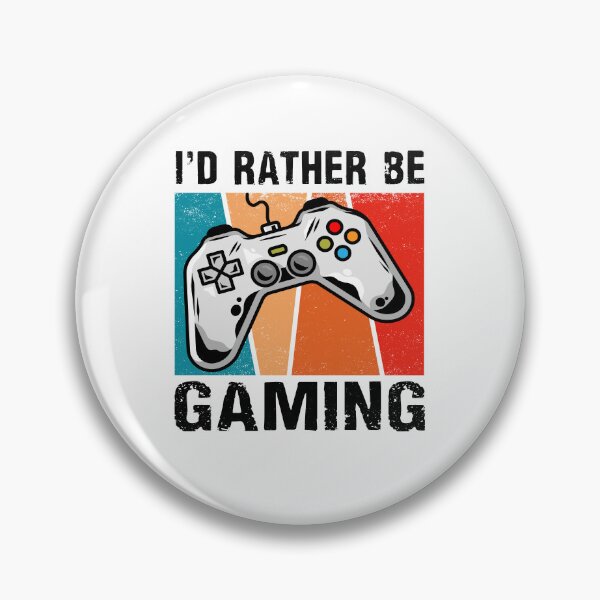 Item preview, I'd rather be gaming funny retro video game life  designed and sold by Majesticoo.