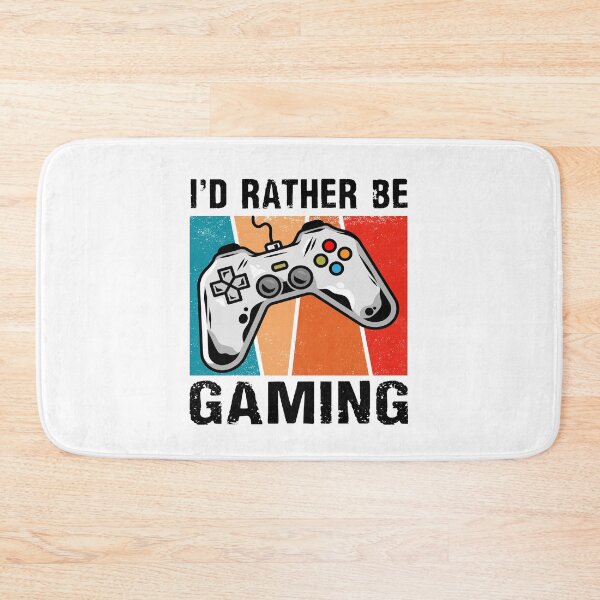 Item preview, I'd rather be gaming funny retro video game life  designed and sold by Majesticoo.