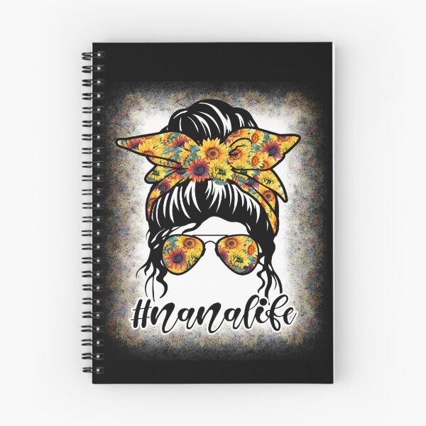 Item preview, Mujer Nana Life Bleached Sunflower Messy Bun Floral designed and sold by Stephen-Rotter.
