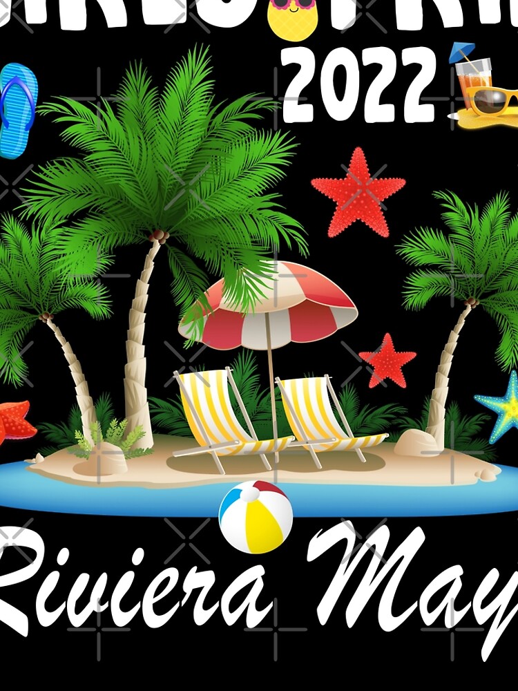 Disover Girls Trip 2022 Summer Vacation Mexico Riviera Maya Beach Leggings