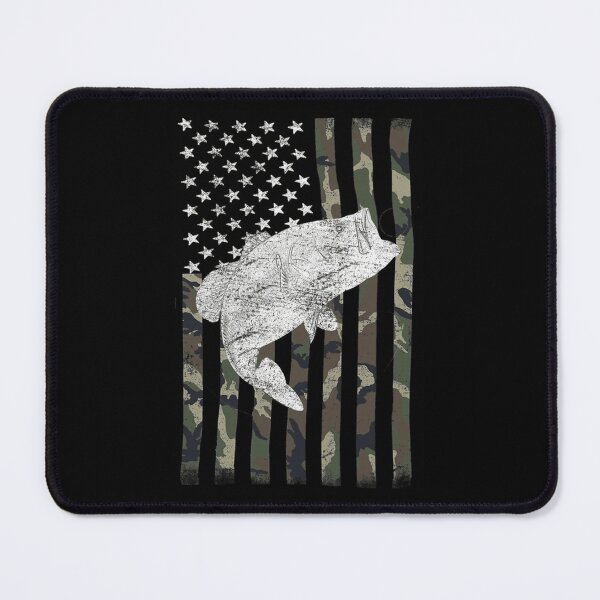 Item preview, Camouflage Flag Bass Fishing Angler Premium . designed and sold by pennigrqcheu.
