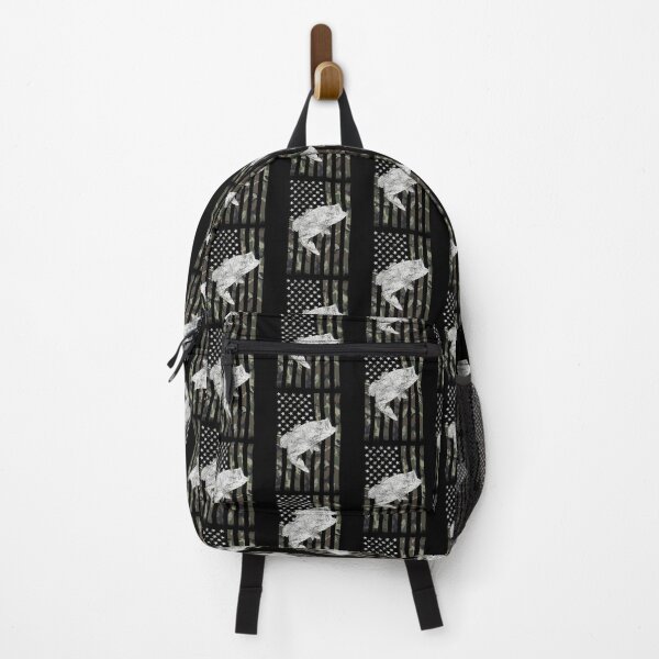 Item preview, Camouflage Flag Bass Fishing Angler Premium . designed and sold by pennigrqcheu.