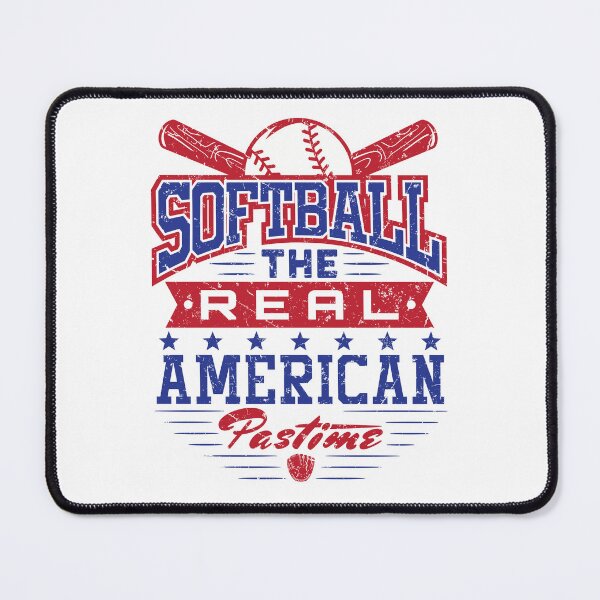 Item preview, Patriotic Softball 4th Of July Distressed Gifts designed and sold by jaygo.