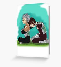 Saiyan Greeting Card