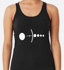 Minimalistic Solar System Racerback Tank Top