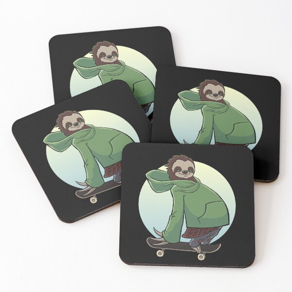 Item preview, Sloth on a Skateboard Skateboarding designed and sold by jonmlam.