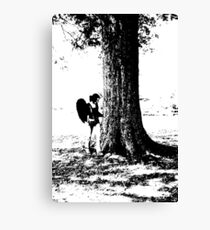 Standing By Canvas Print