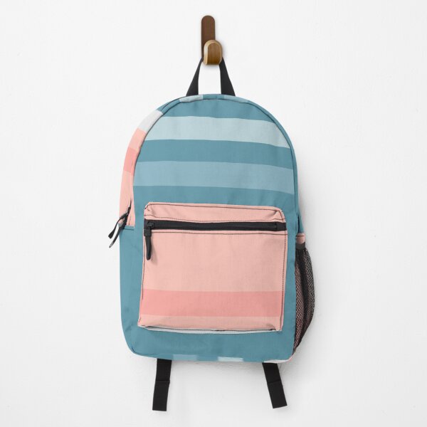Item preview, Blue Pink Colorful Minimalist Classic Vintage Retro Stripes designed and sold by LiquidWing.