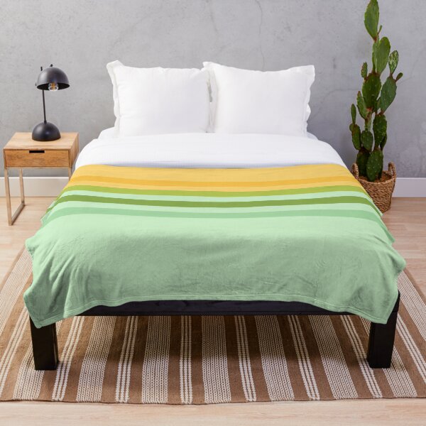 Item preview, Verde claro Amarillo Colorido Minimalista Clásico Vintage Retro Rayas designed and sold by LiquidWing.