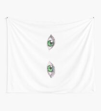 Green eyes Wall Tapestry