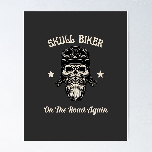 Item preview, Skull Biker ....On the road again designed and sold by M-Infinite.