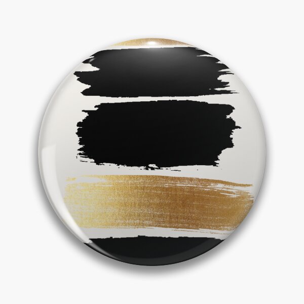 Item preview, Brush Strokes Black + Gold designed and sold by Rose Beck.