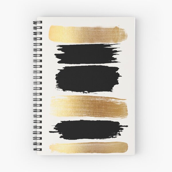 Item preview, Brush Strokes Black + Gold designed and sold by Rose Beck.