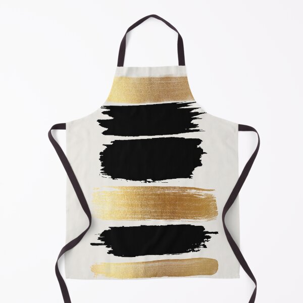Item preview, Brush Strokes Black + Gold designed and sold by Rose Beck.