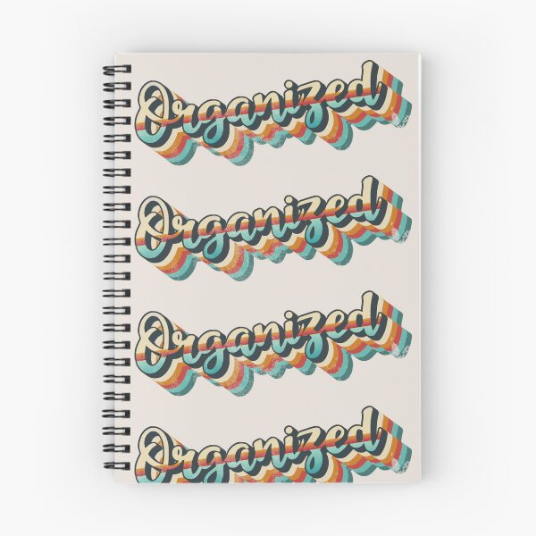 Item preview, Colorful Distressed Retro ORGANIZED slogan designed and sold by TrulyEpoque.