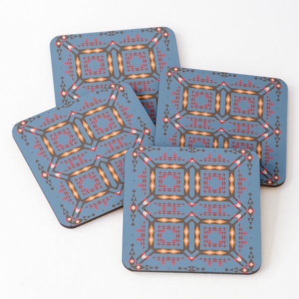 Item preview, Shapes on a blue background  designed and sold by lalylaura.