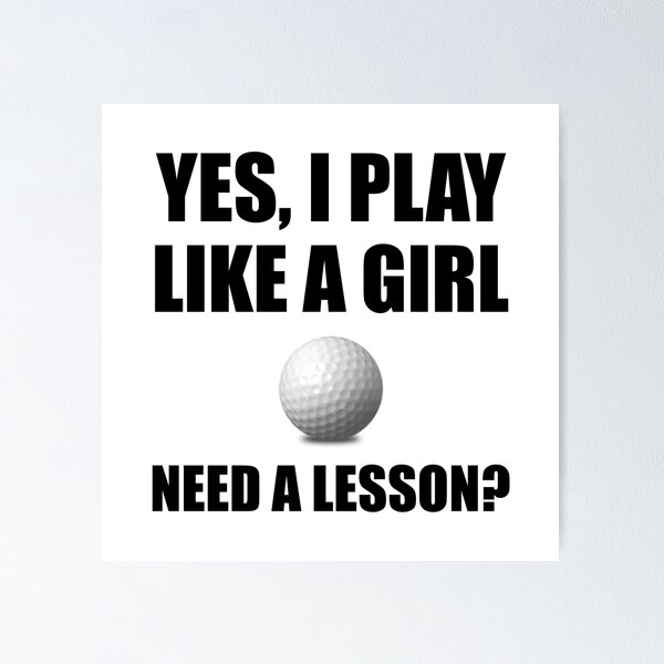 Item preview, Like A Girl Golf designed and sold by TheBestStore.