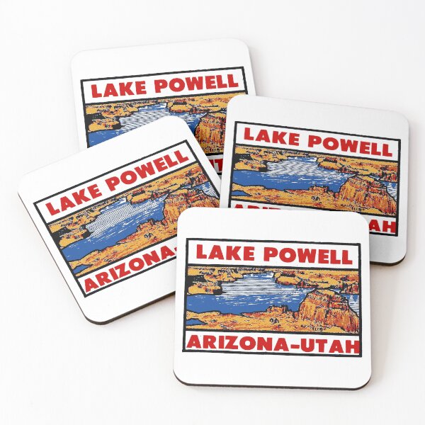 Item preview, Vintage Style Lake Powell Design designed and sold by Decal Mania.
